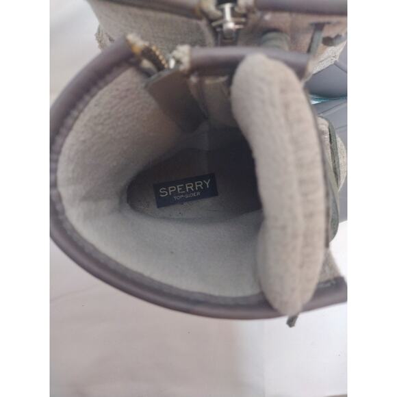 Sperry Saltwater Womens Size 8M STS98997 Blue Gray Duck Boots - Picture 4 of 6